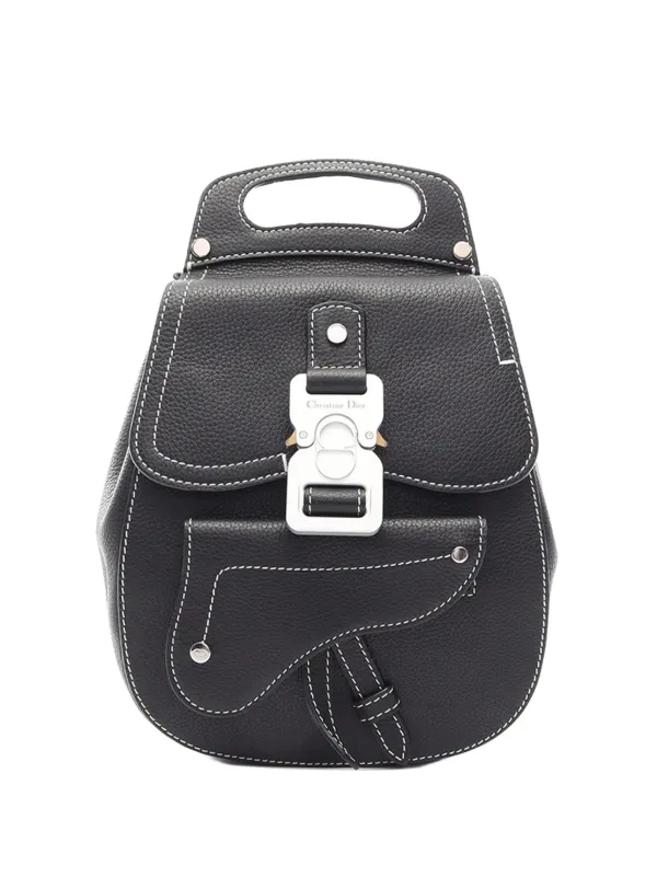 dior mini gallop backpack Christian Grey Leather w/ Box – OLIVER'S while the front Saddle pocket and side flap pockets offer easy access to keys or earphones Dior Gallop Backpack | TikTok