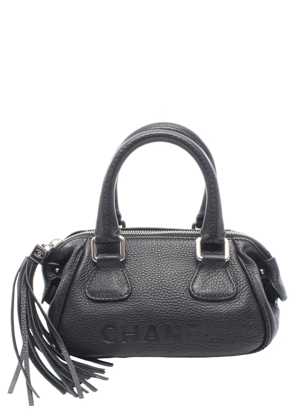 CHANEL Pre-Owned Borsa a mano bowling LAX piccola 2003-2004 - Nero