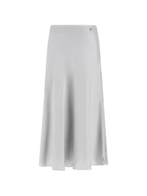 Herno satin midi skirt