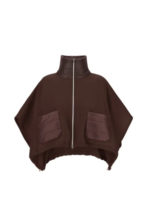 Herno Resort kimono-sleeve poncho