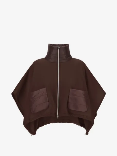 Herno poncho Resort à manches kimono