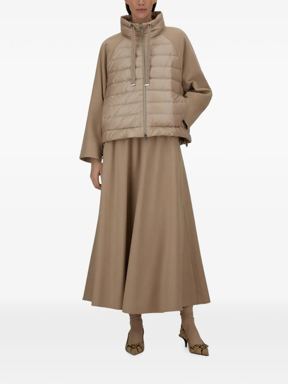 Herno Gewatteerd jack Beige