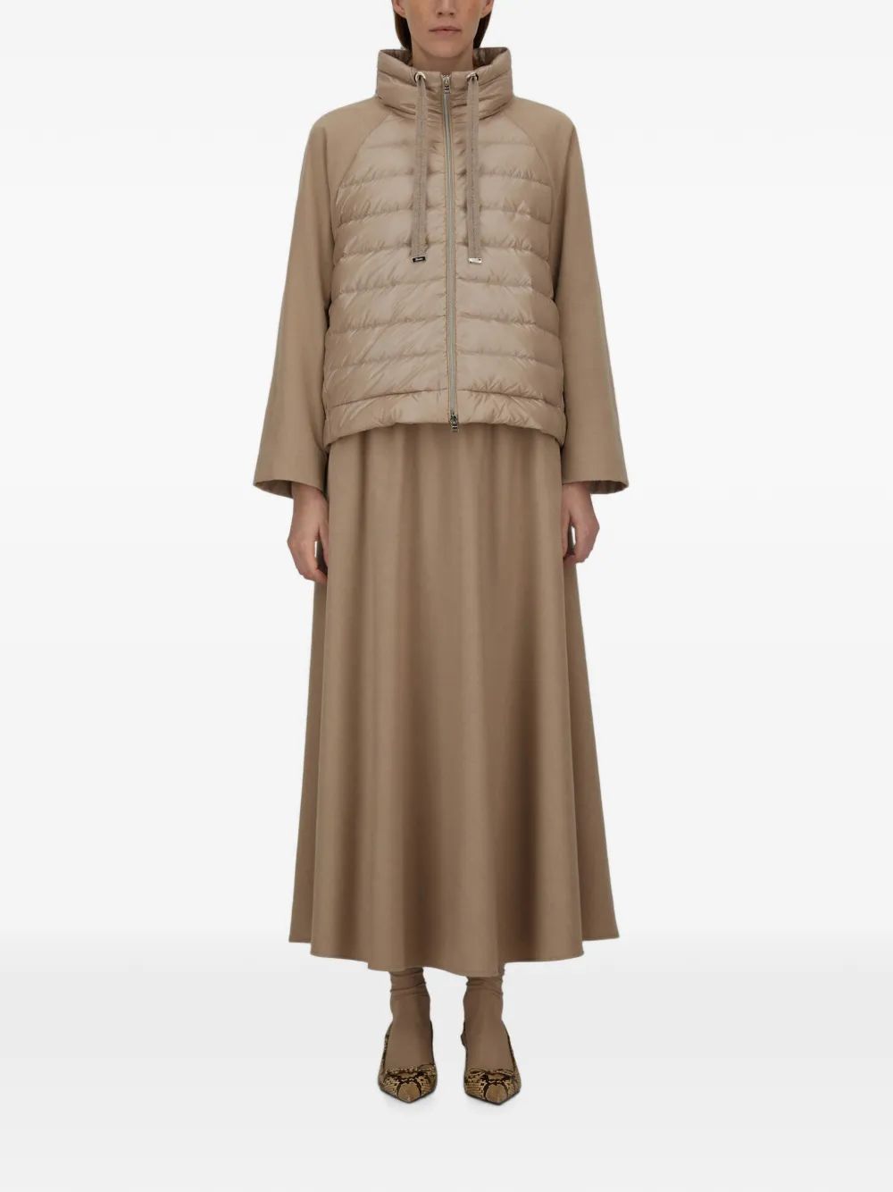 Herno Gewatteerd jack Beige