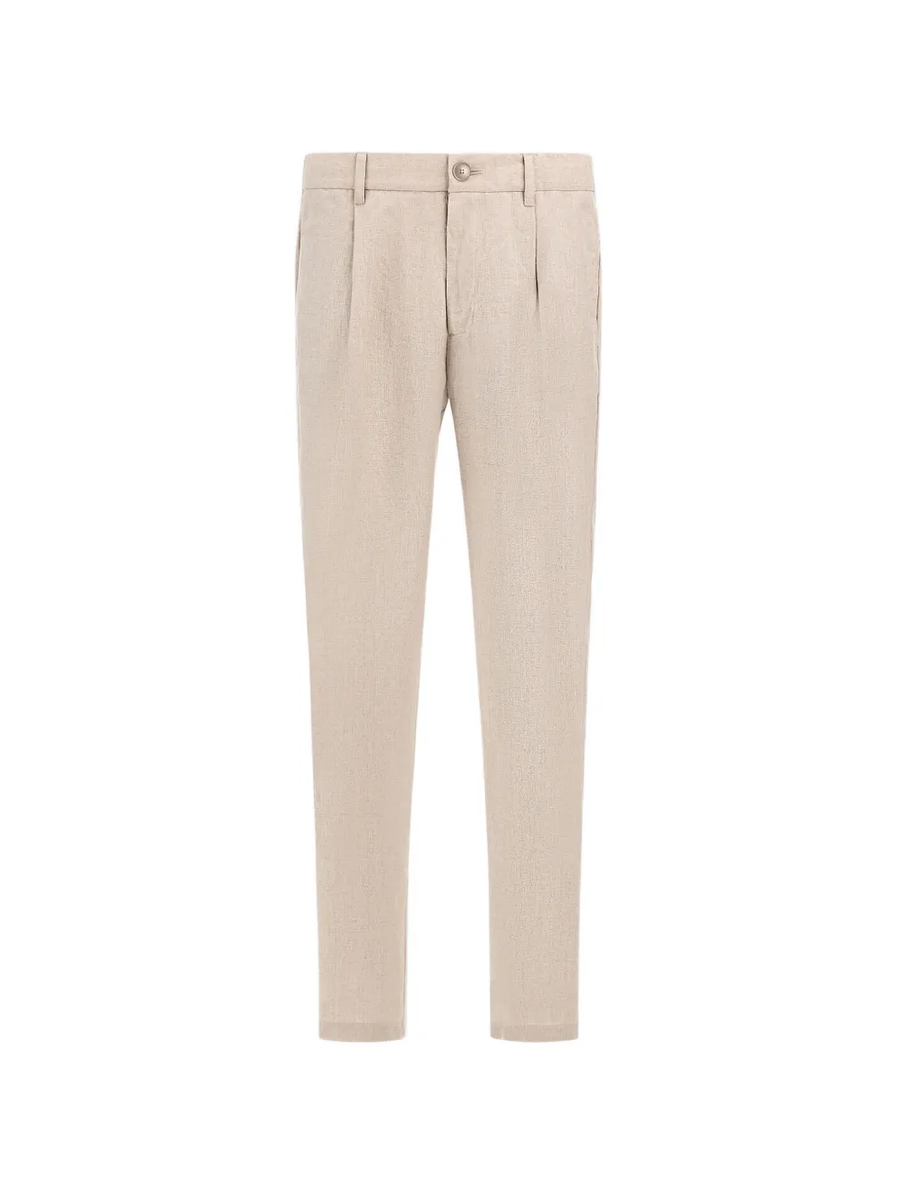 Herno fade-effect linen trousers - Nude