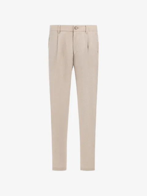 Herno fade-effect linen trousers