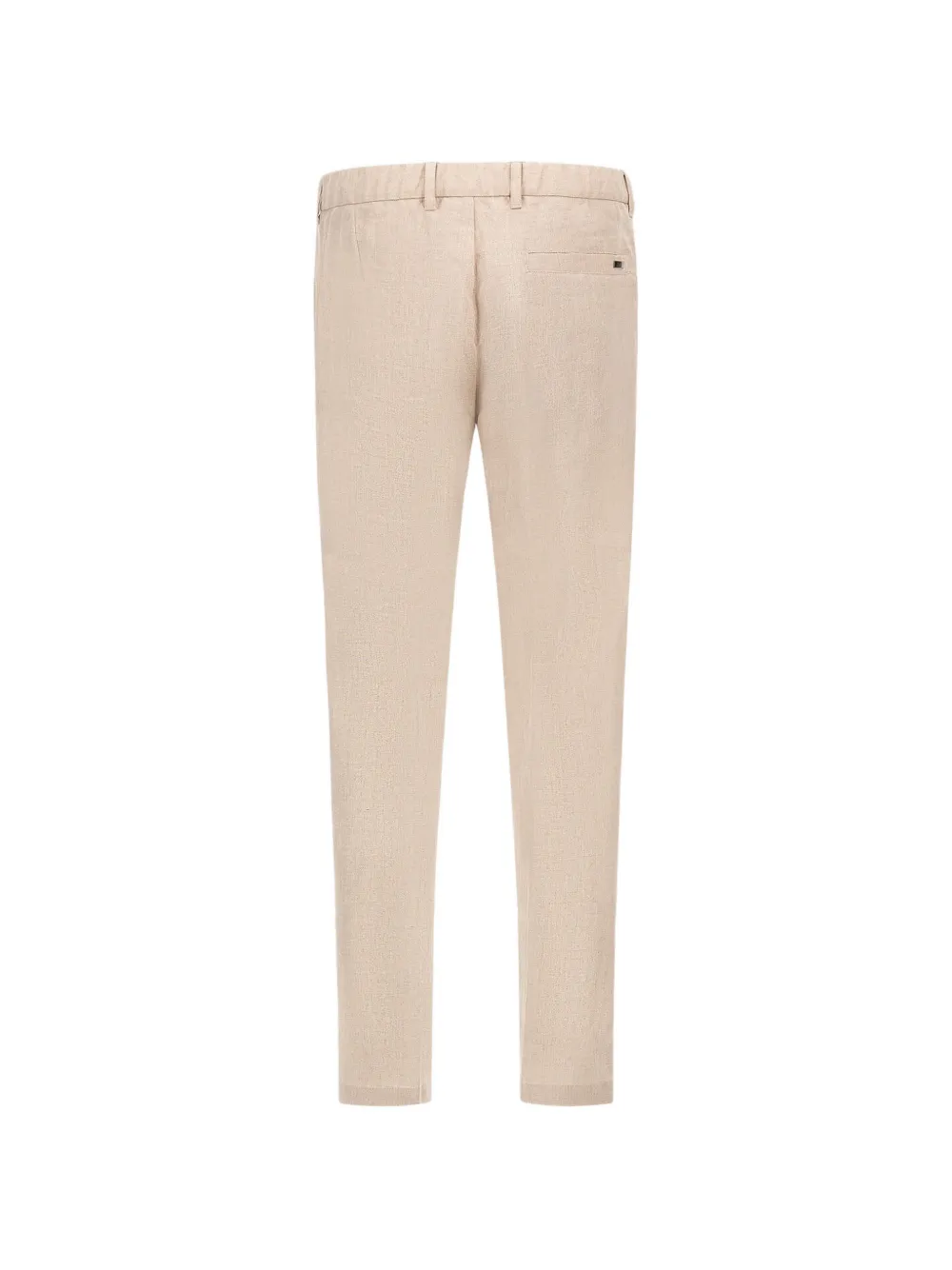 Herno Linnen broek met vervaagd effect Beige