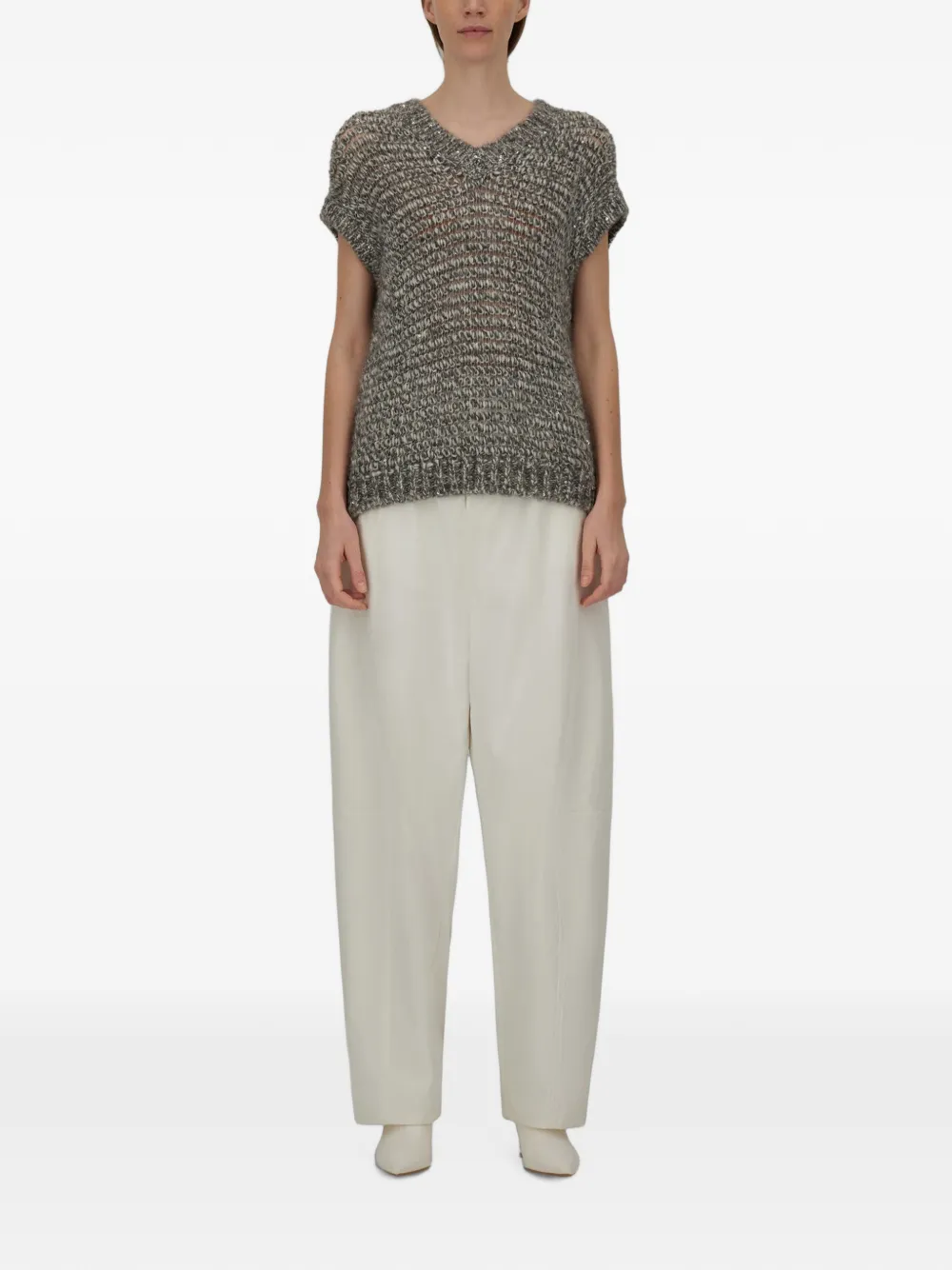 Herno Twill broek Wit