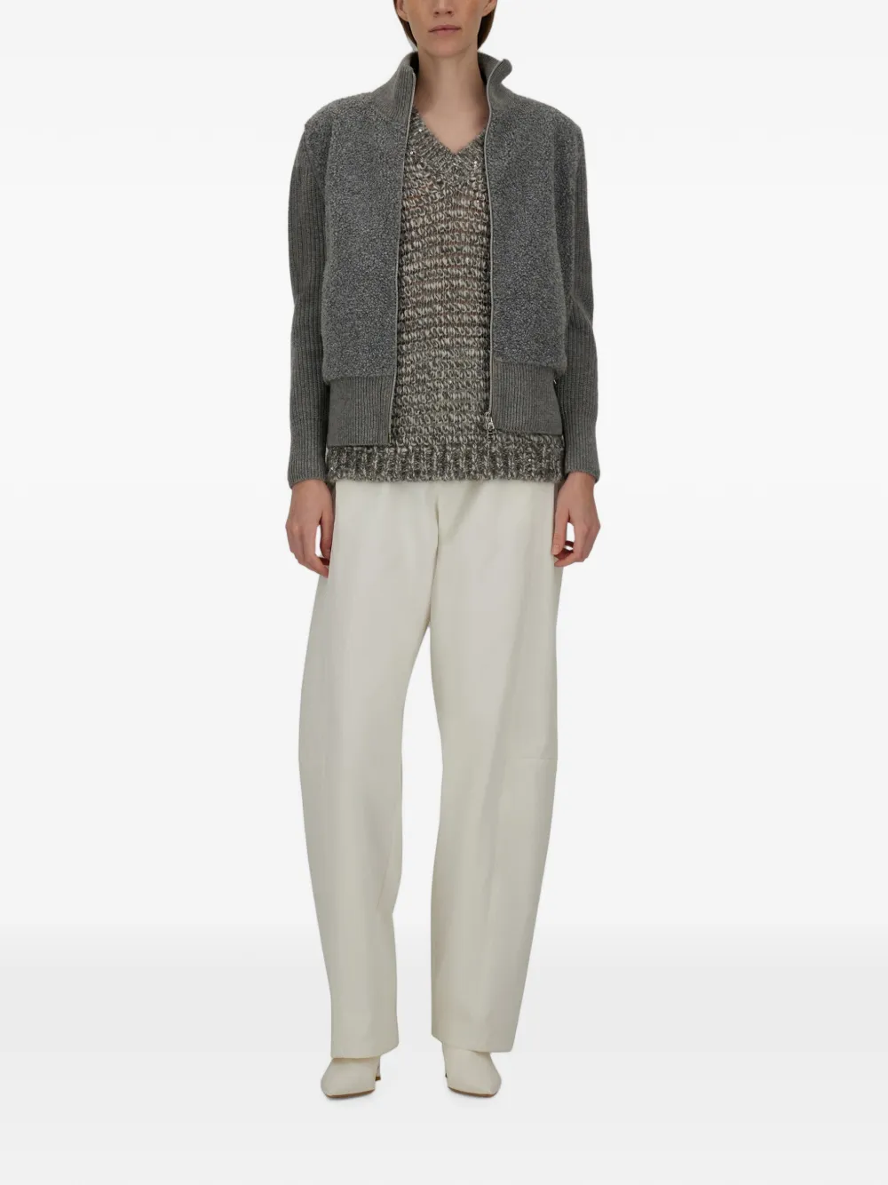 Herno Twill broek Wit