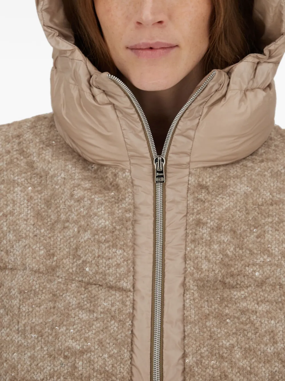 Herno Jack met bloemenprint Beige