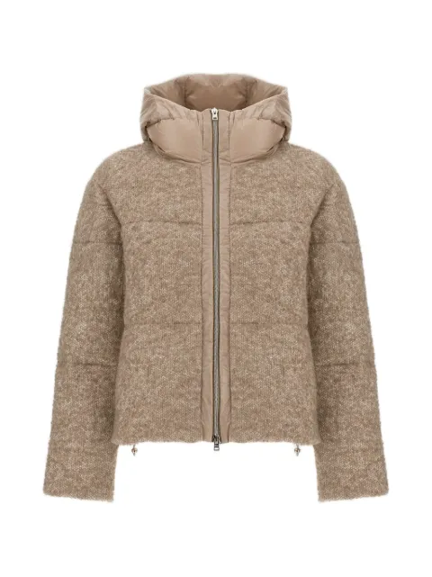 Herno sequin-embellished bouclé jacket