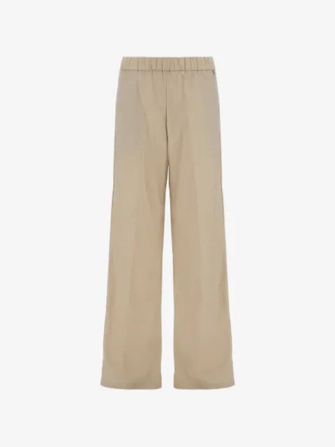Herno pantalones con pretina elástica