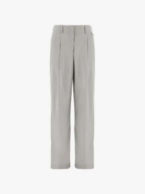Herno pleated-detail trousers