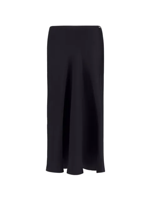 Herno satin-finish midi skirt