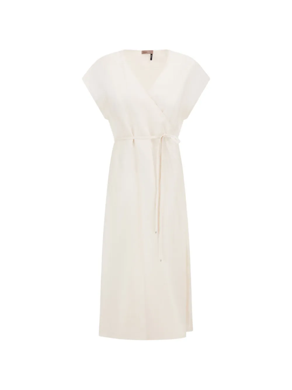 Herno wrap-style midi dress - Bianco
