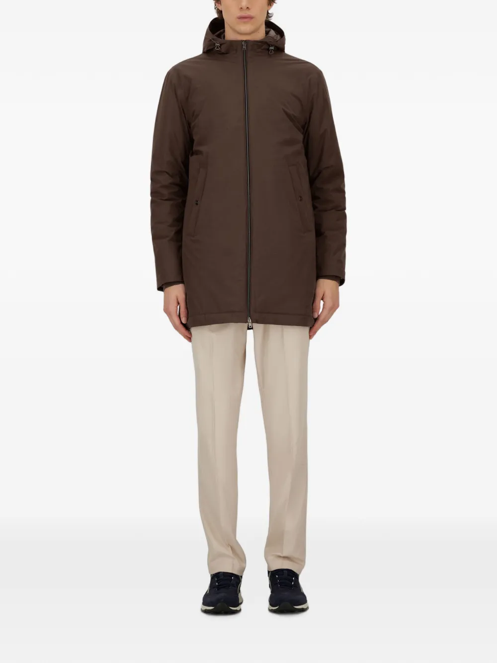 Herno Parka met capuchon Bruin