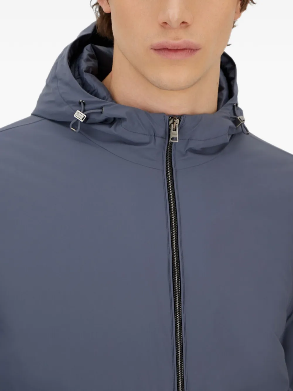 Herno Jack met capuchon Blauw
