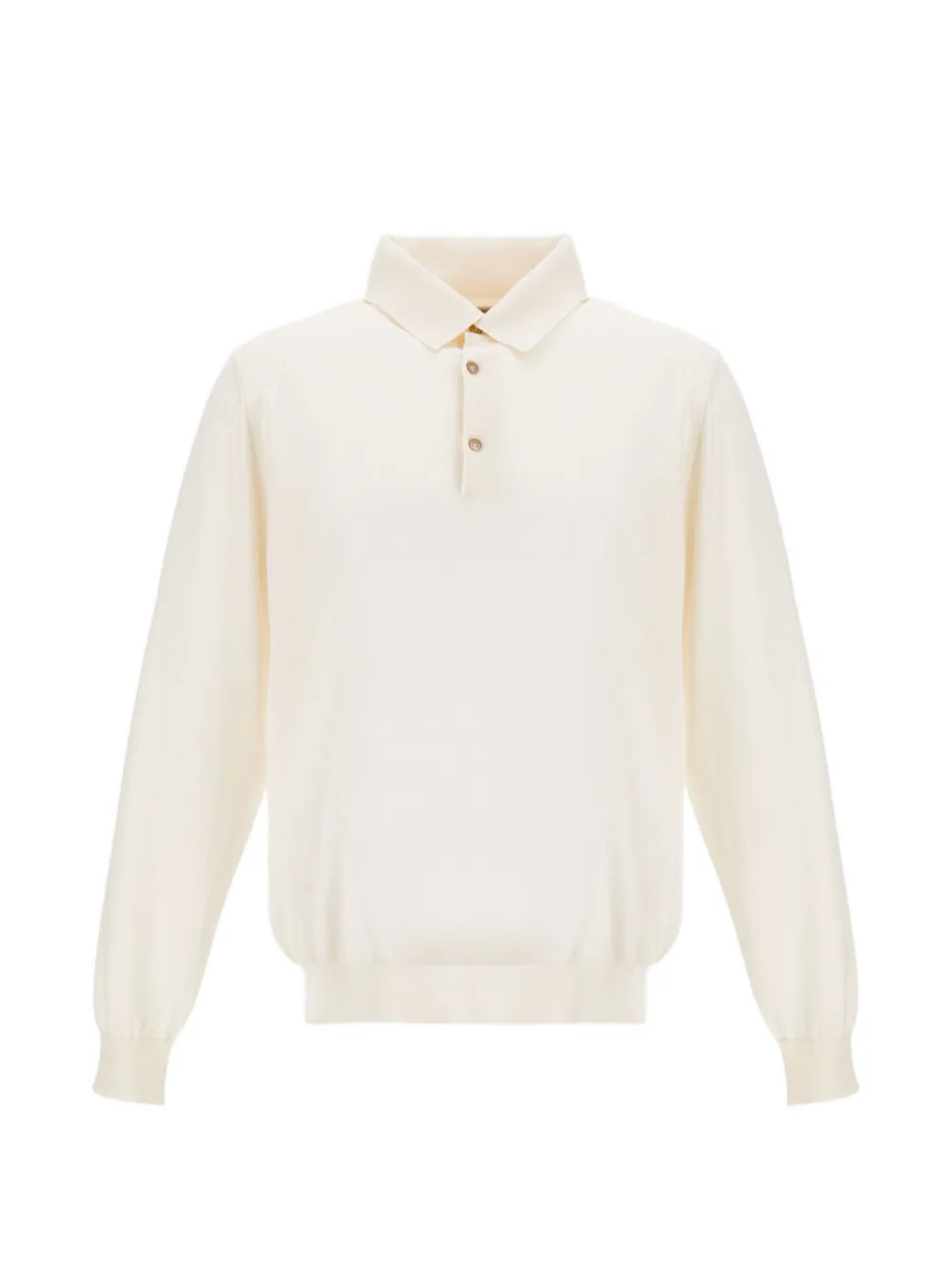 Herno long-sleeve polo shirt - Bianco