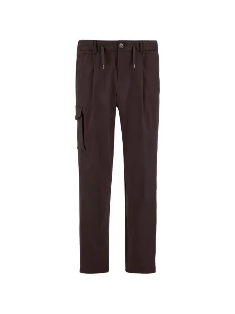 Herno drawstring straight-leg trousers