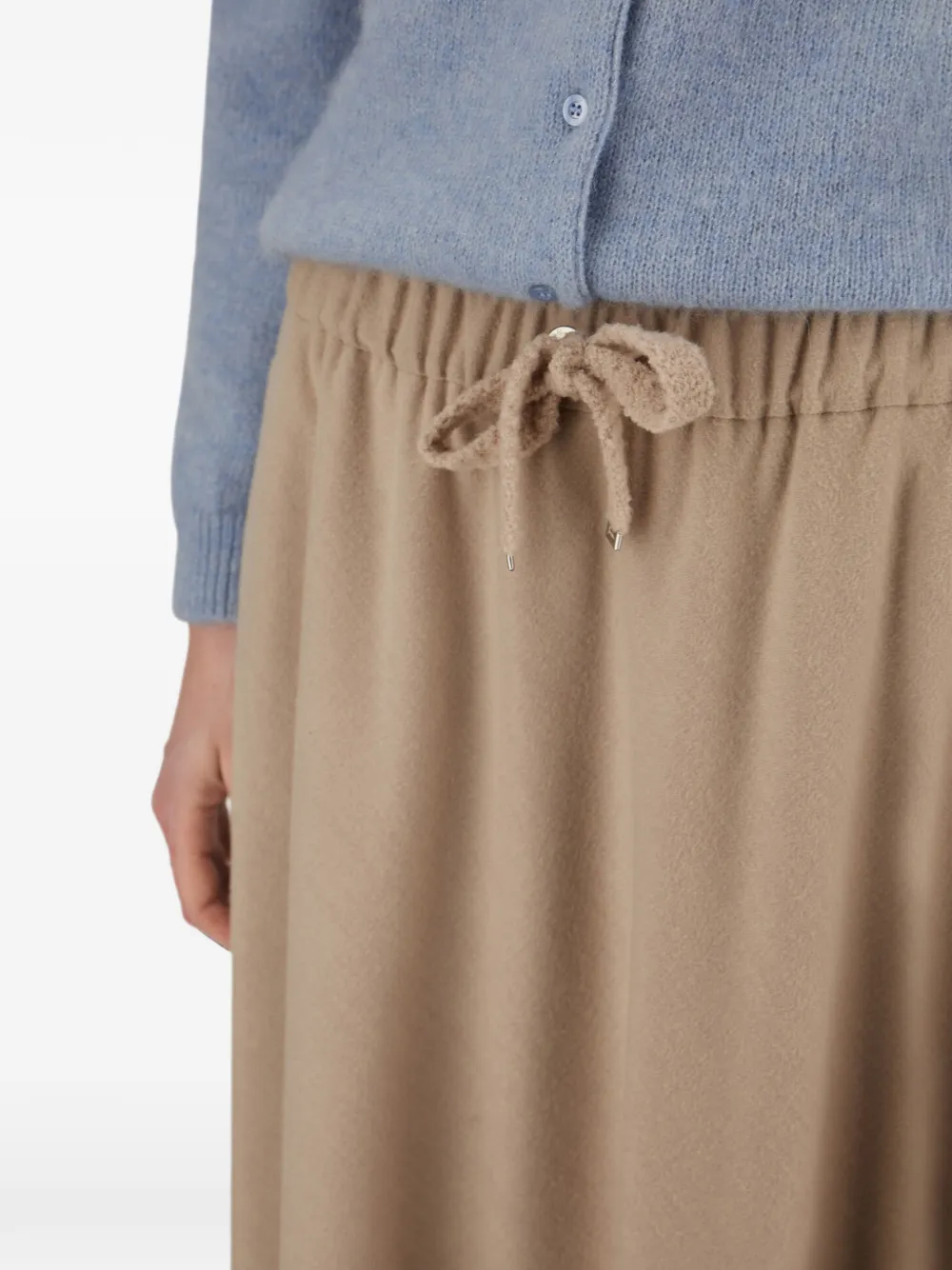 Herno Resort A-Line maxi-rok Beige