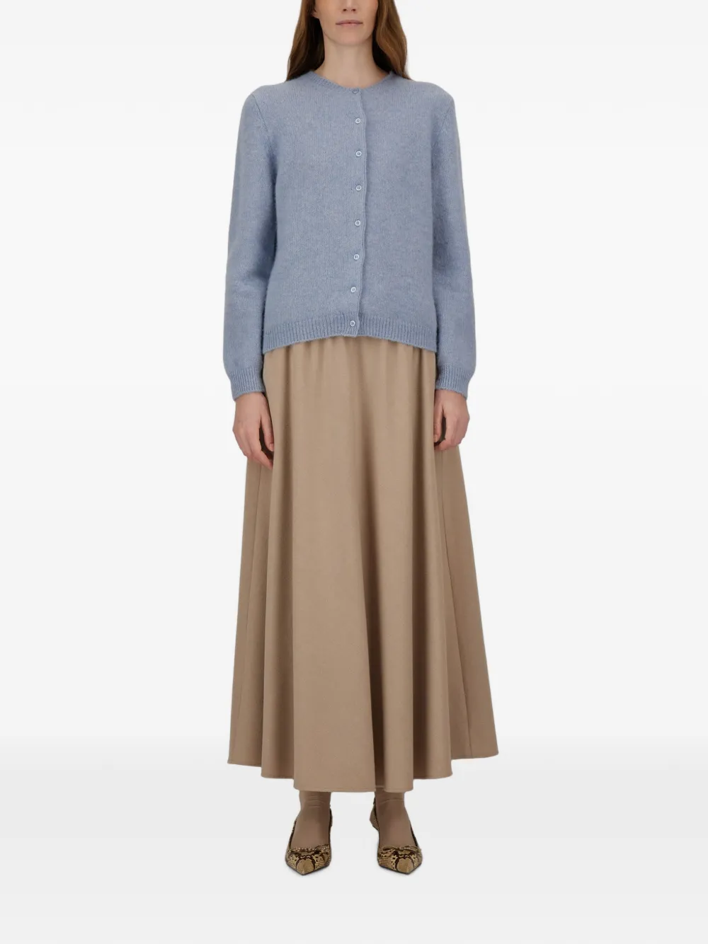 Herno Resort A-Line maxi-rok Beige
