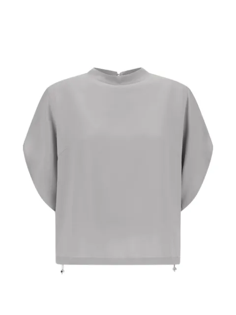 Herno Resort satin-finish blouse