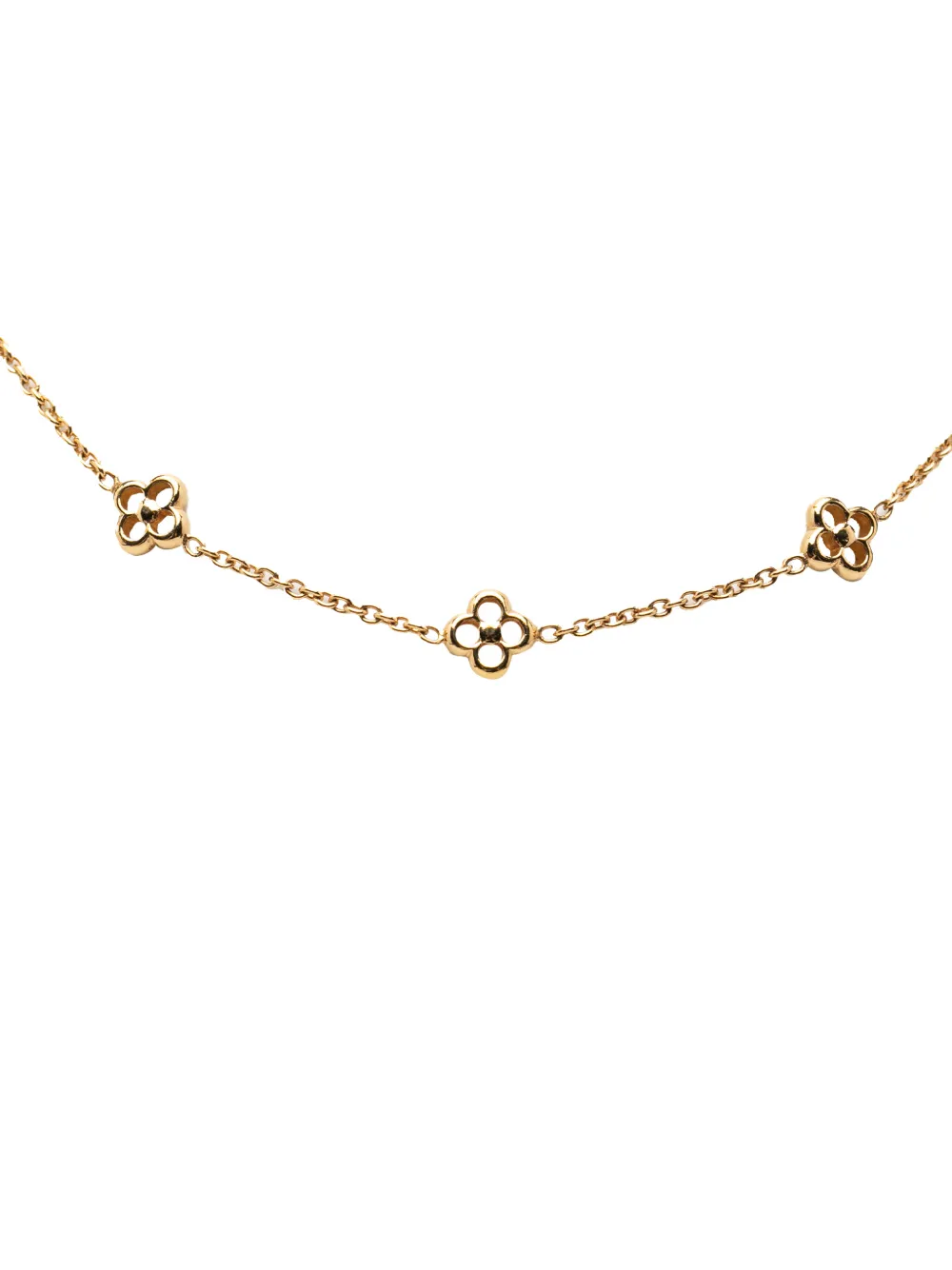 Louis Vuitton Pre-Owned Collana Flower Full placcata oro 2018