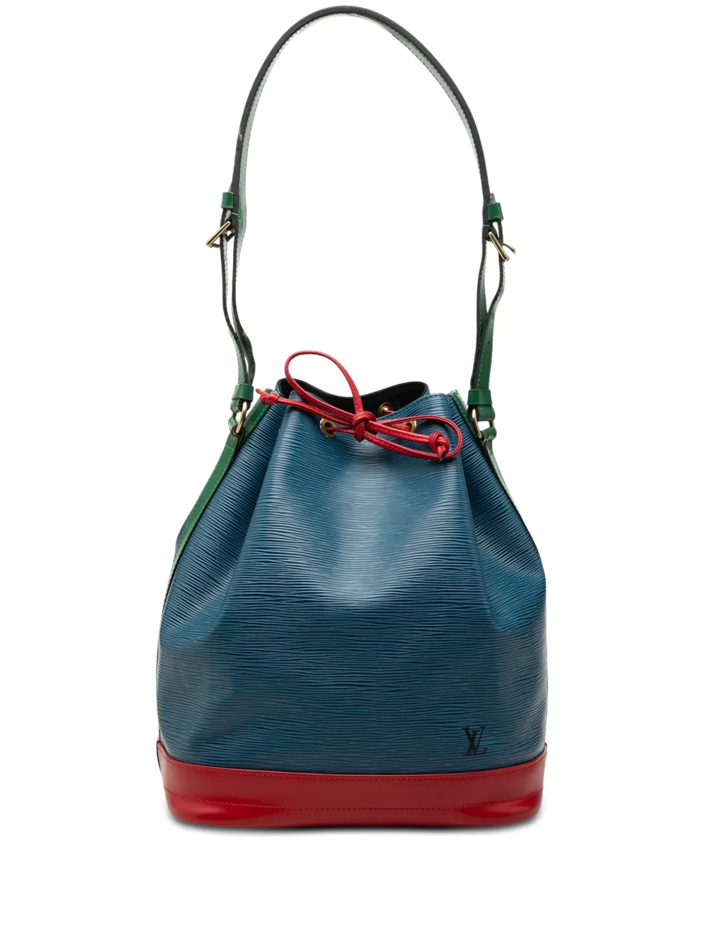 Louis Vuitton Pre-Owned sac seau Noe GM tricolore en cuir Épi (1996) - Bleu
