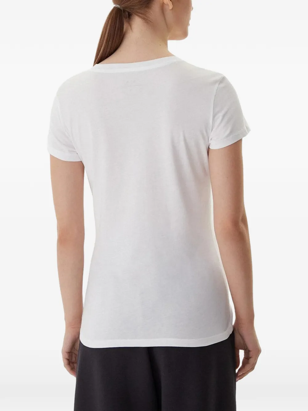 Armani Exchange T-shirt met logoprint Wit