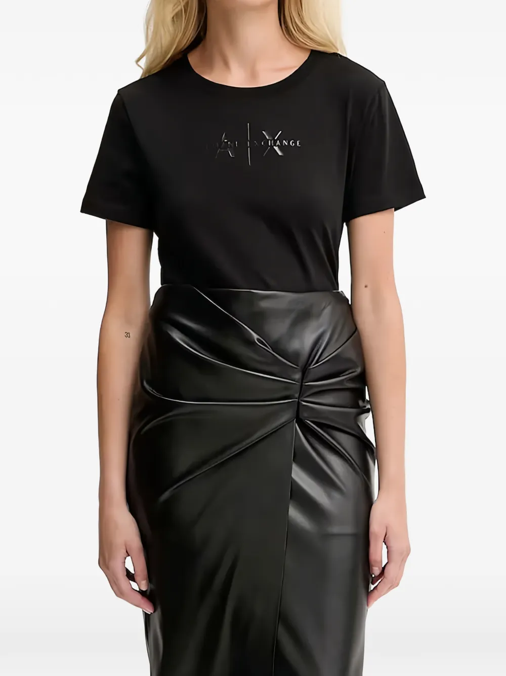 Armani Exchange logo-print T-shirt