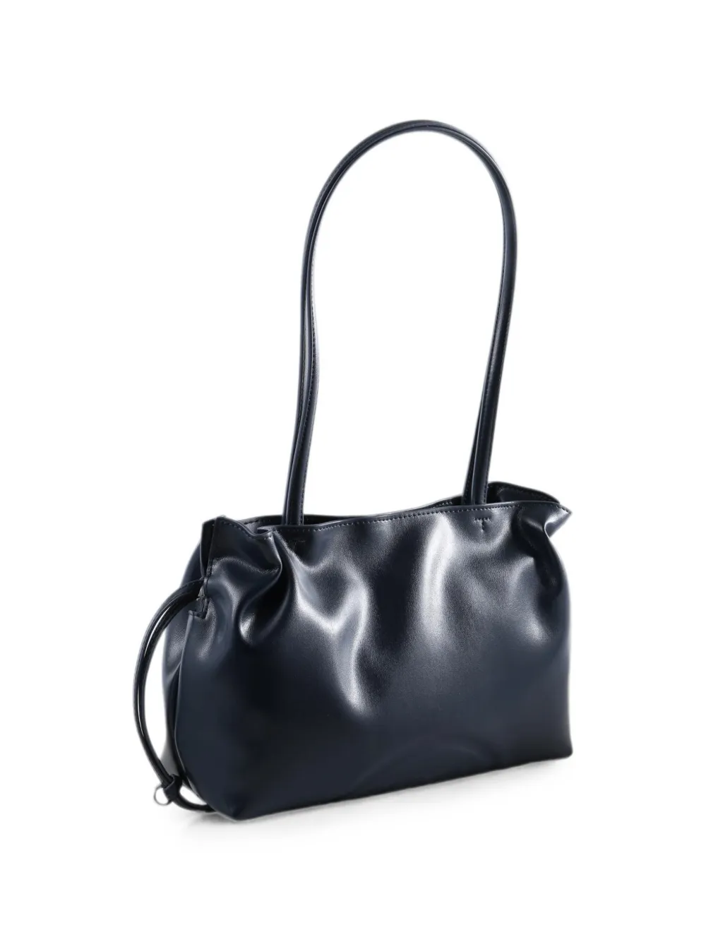 Tory Burch Kleine Ella shopper met logo-reliëf en ruches Blauw