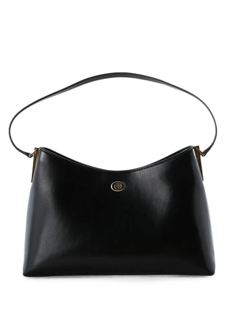 Tory Burch small Robinson logo-plaque shoulder bag - Nero