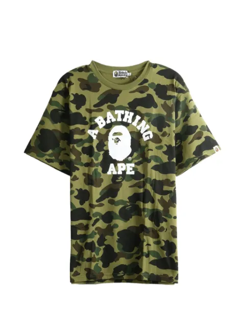 A BATHING APE® camiseta con logo estampado