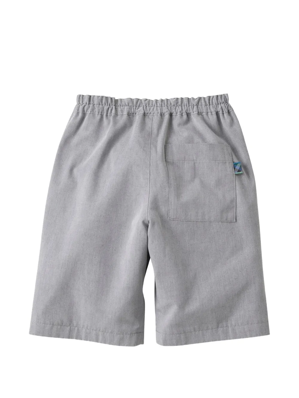 familiar Omkeerbare broek met geruite afwerking Grijs
