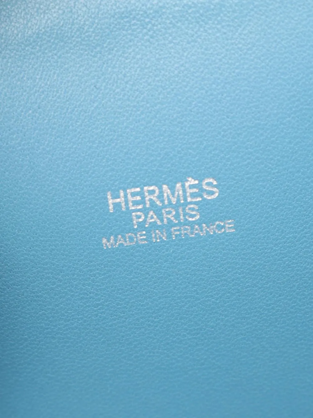 Hermès Pre-owned 2006 Clemence Bolide 35 Satchel in Blue, view 5