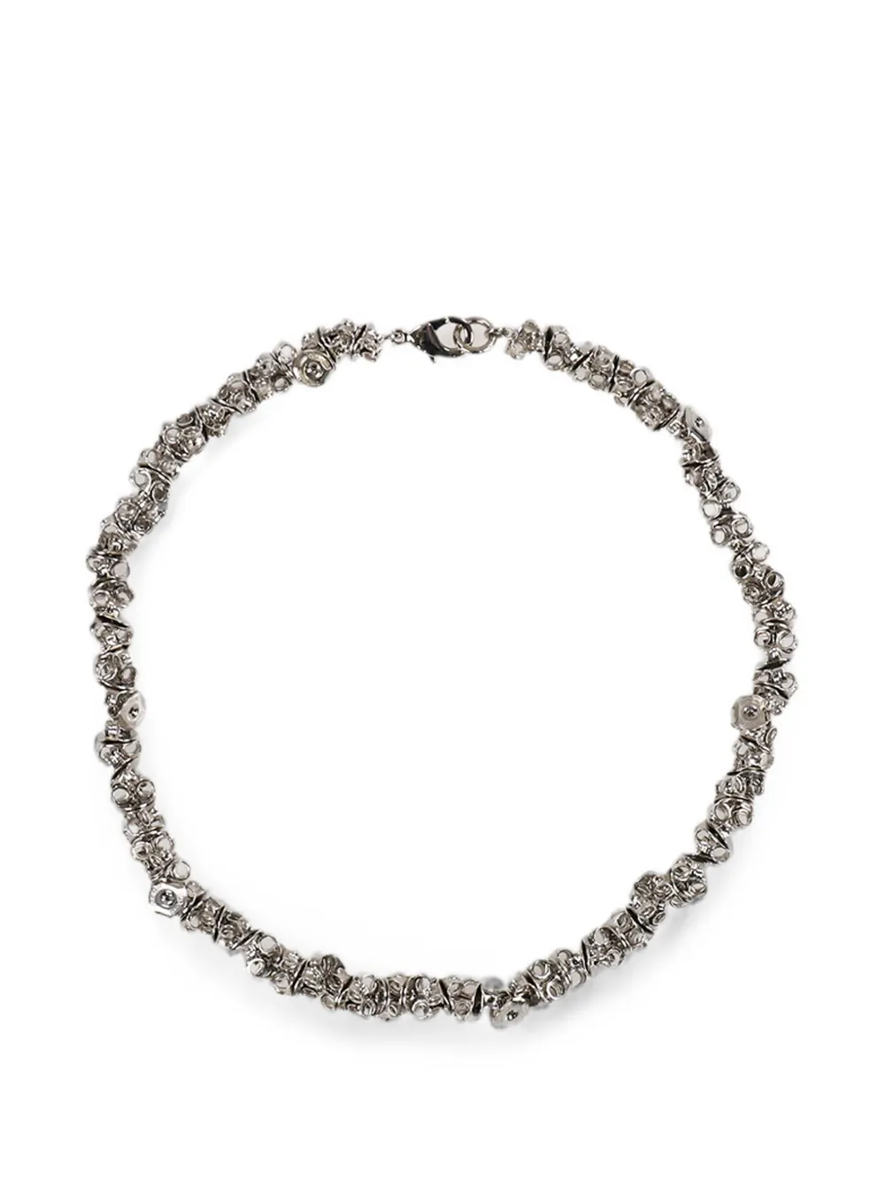 d'heygere farfalle-link necklace - Argento