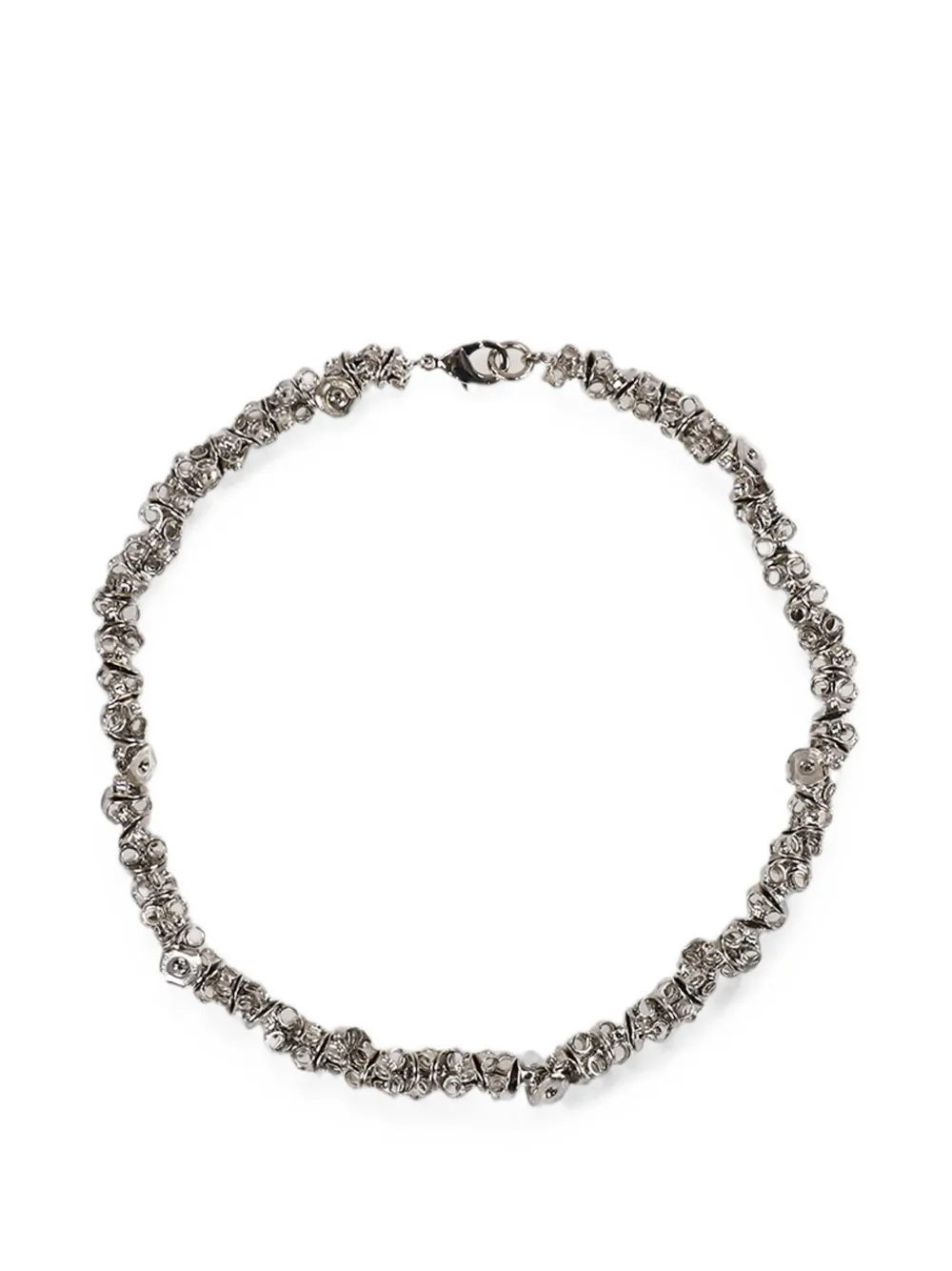 d'heygere farfalle-link necklace - Argento