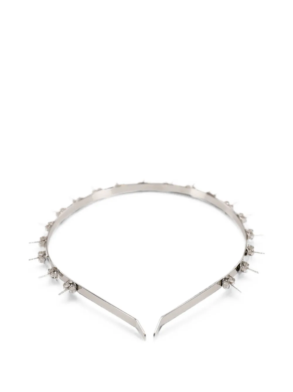 D'heygere Stud-embellished Headband In Metallic