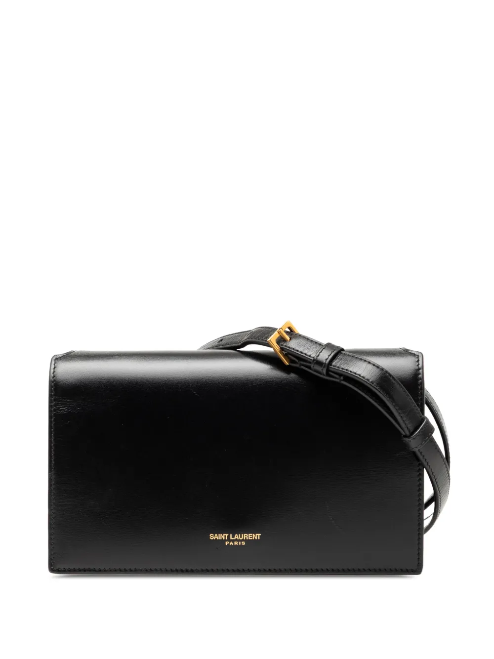 Saint Laurent Pre-Owned Borsa a tracolla Smooth in pelle di vitello 2023 - Nero