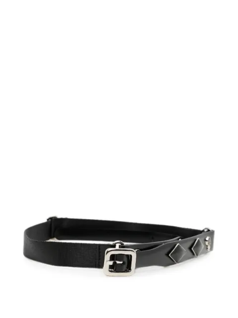 Toga stud-embellished buckle-fastening belt