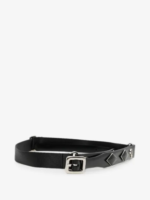 Toga stud-embellished buckle-fastening belt
