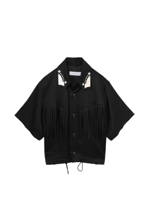 Toga fringe-detail embellished shirt