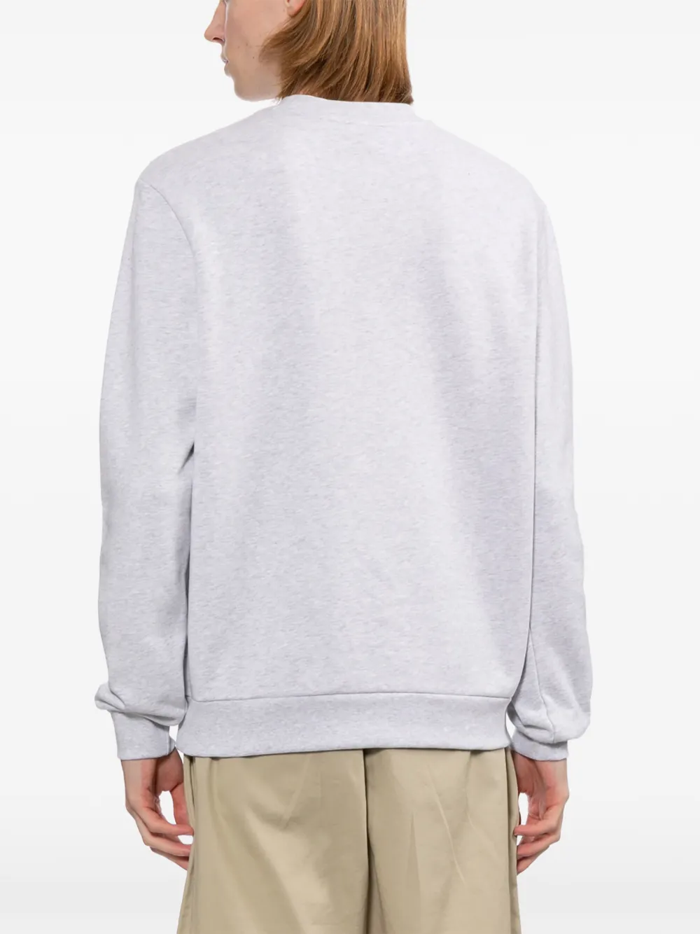 A.P.C. Sweater met geborduurd logo Grijs