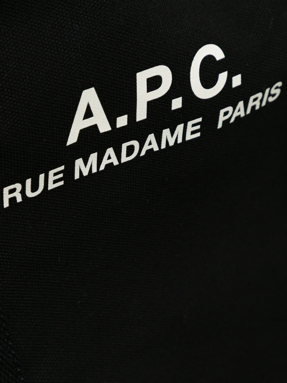 A.P.C. Recuperation sporttas Zwart