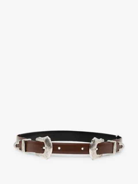 Toga western-style leather belt