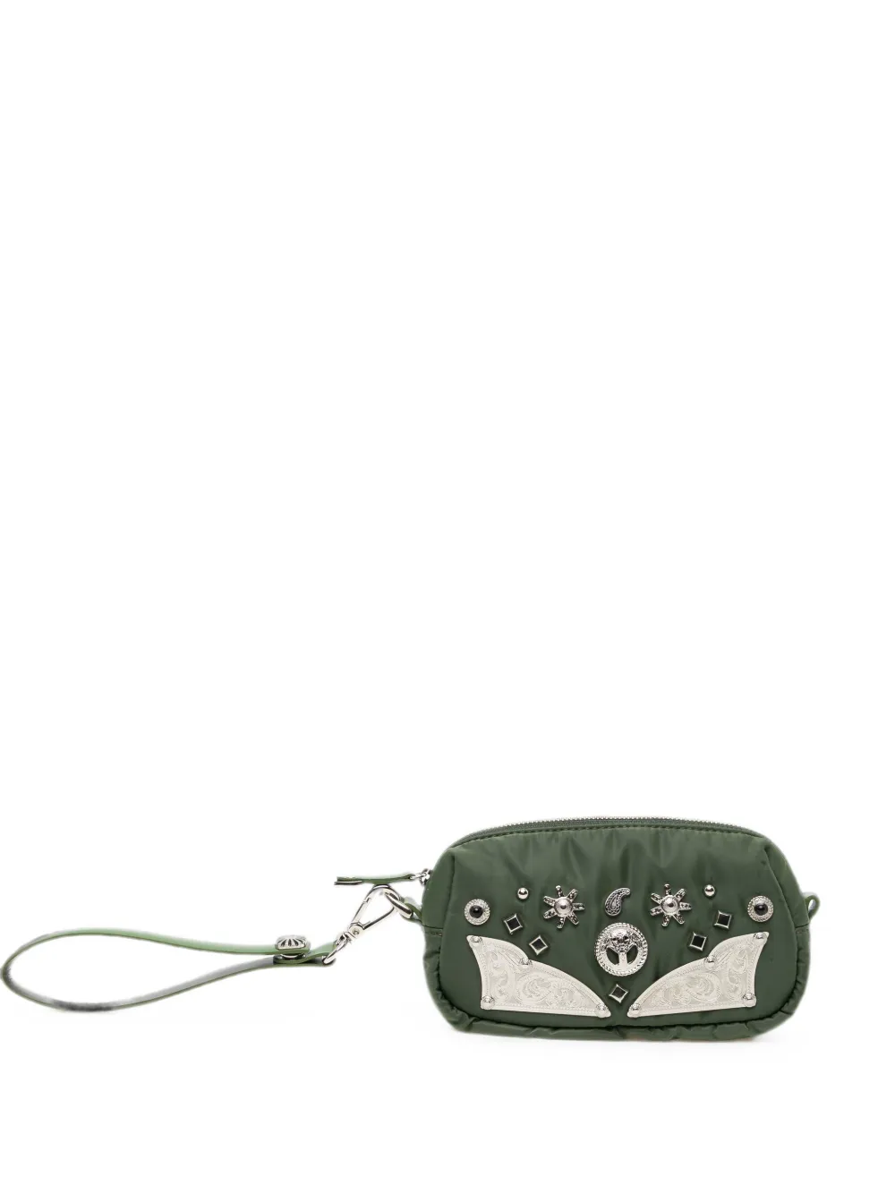 Toga Clutch mit Handgelenkschlaufe - Grün