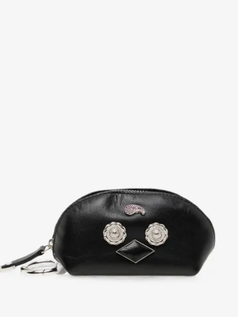 Toga porte-monnaie en cuir à ornements