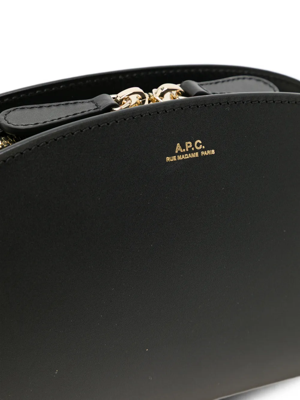 A.P.C. Demi-Lune schoudertas Zwart