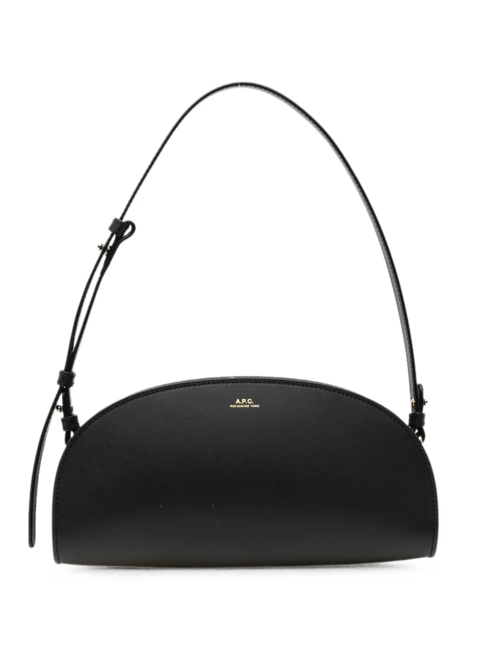 A.P.C. Borsa a spalla Demi-Lune - Nero