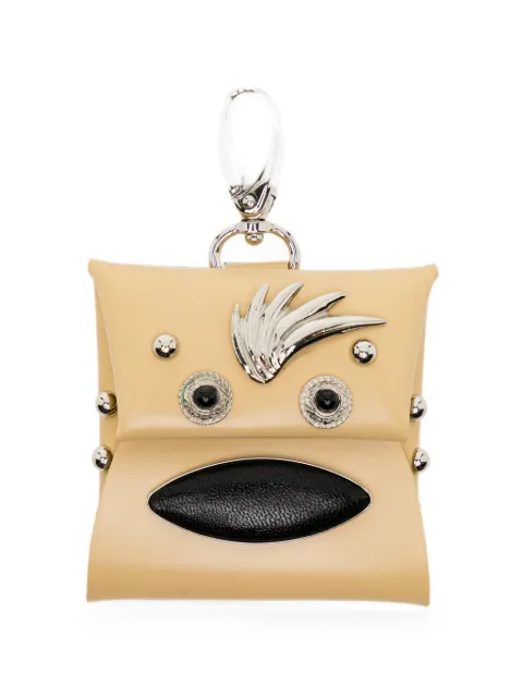 Toga embellished leather coin purse