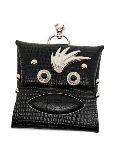 Toga lizard-effect embellished coin purse